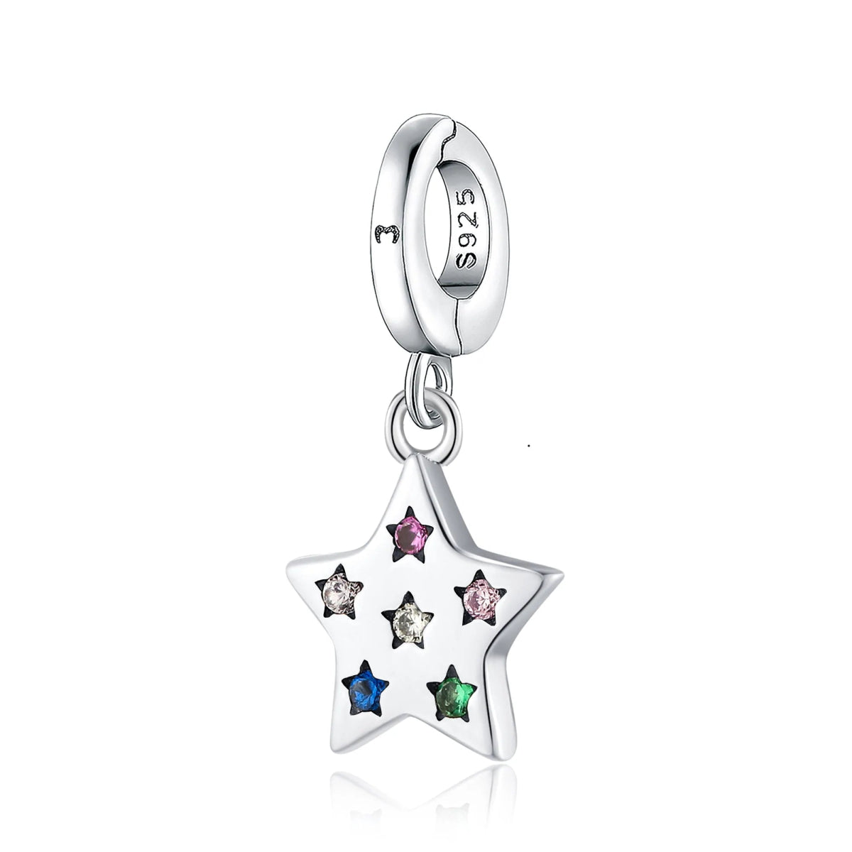 "Multicolor Stars" Charm - Milas Jewels Shop