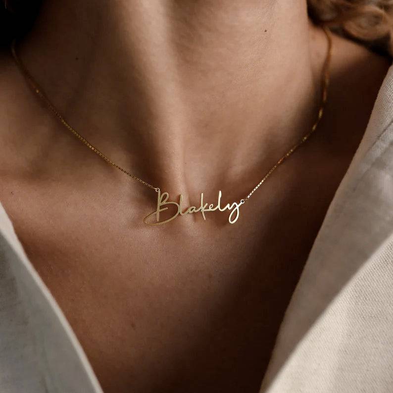 "My Name" Necklace - Milas Jewels Shop