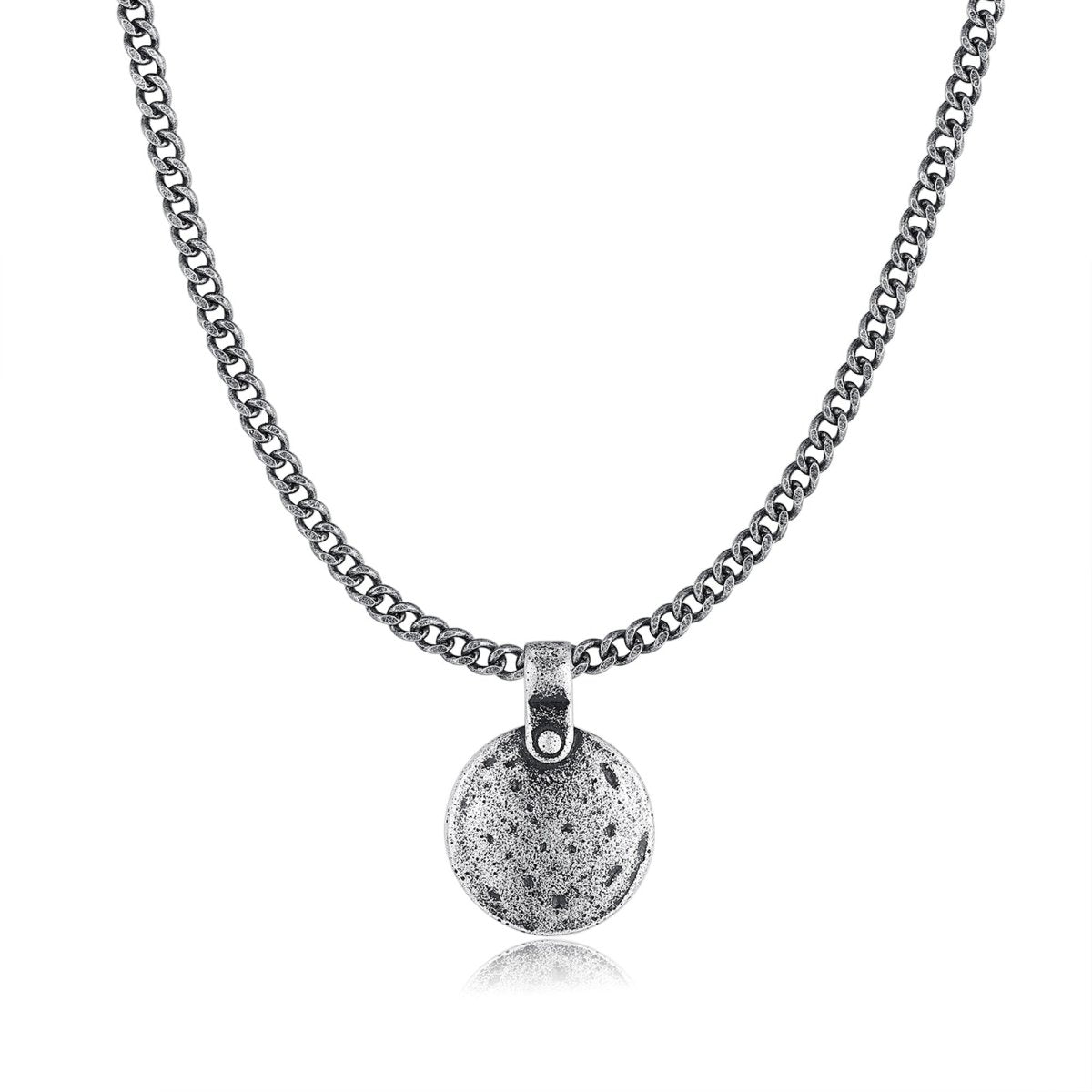 "New Moon" BRAVE Men's Necklace - Milas Jewels Shop
