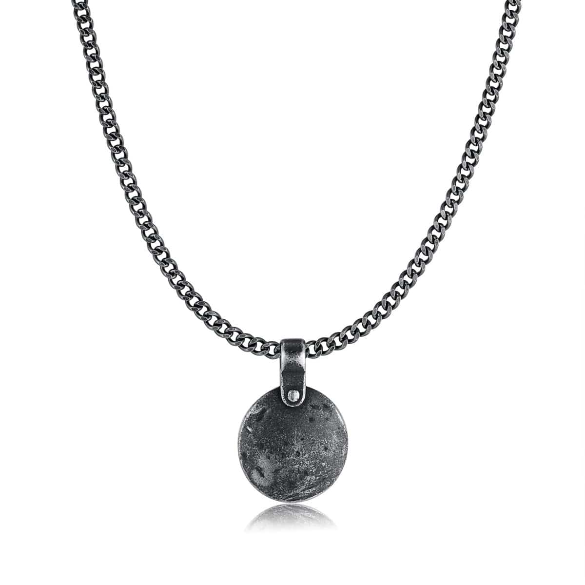 "New Moon" BRAVE Men's Necklace - Milas Jewels Shop