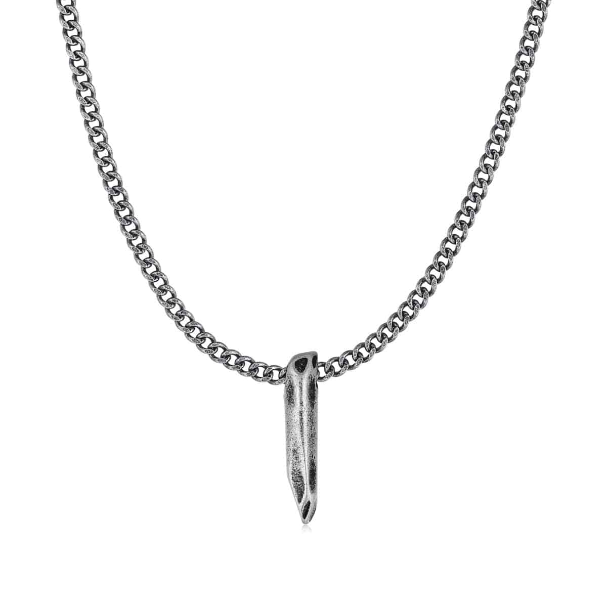 "Obsidian" BRAVE Men's Necklace - Milas Jewels Shop