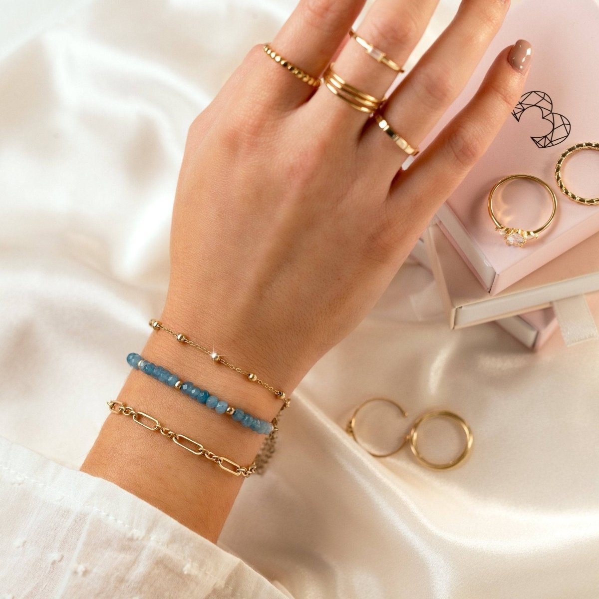 "Ocean Blue" Bracelet - Milas Jewels Shop