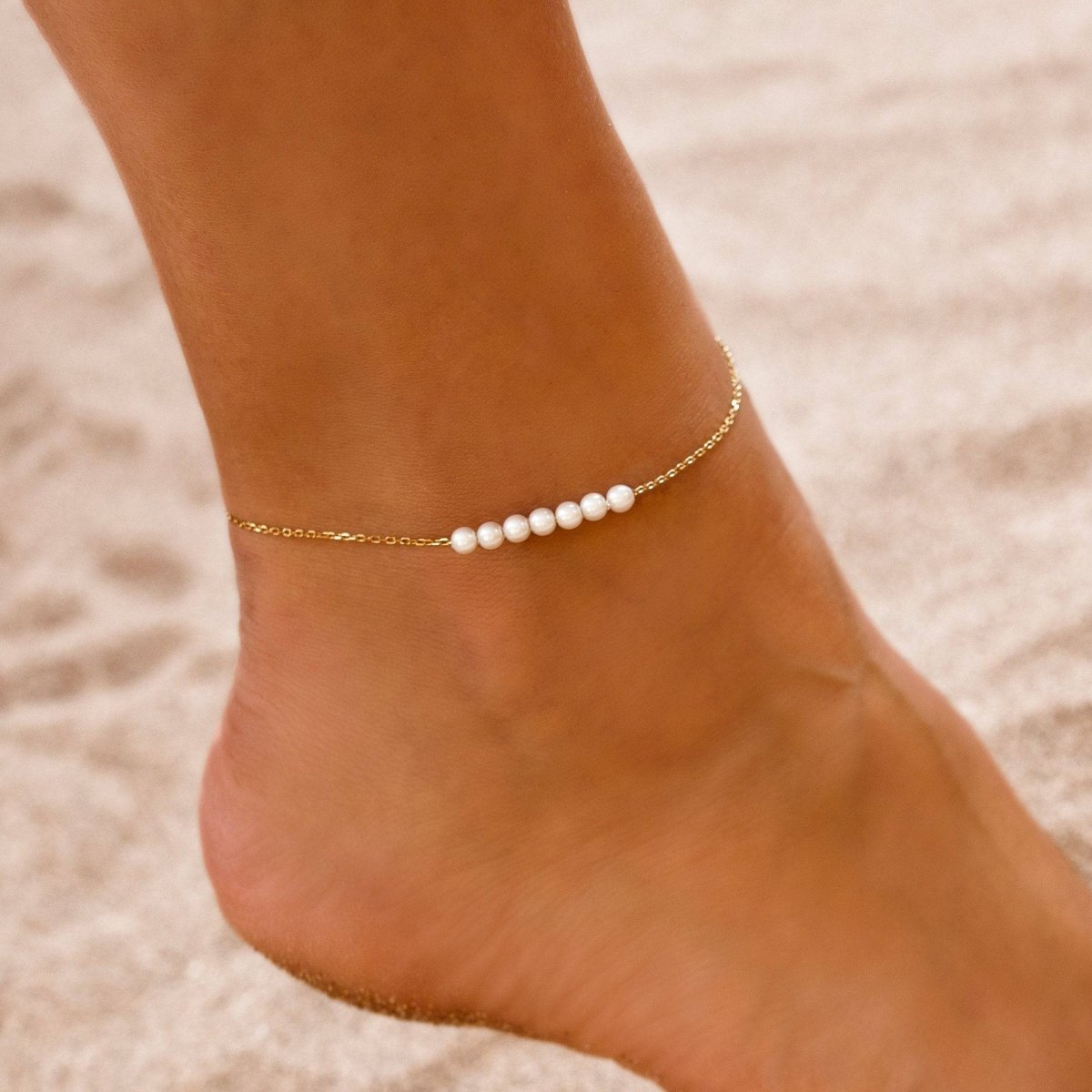 "Perly" Anklet - Milas Jewels Shop
