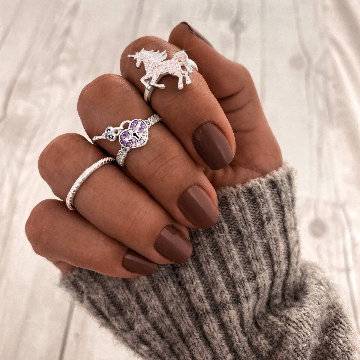 "Pink Crystal" Ring - Milas Jewels Shop