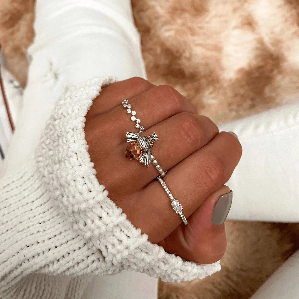 "Queen Bee" Ring - Milas Jewels Shop