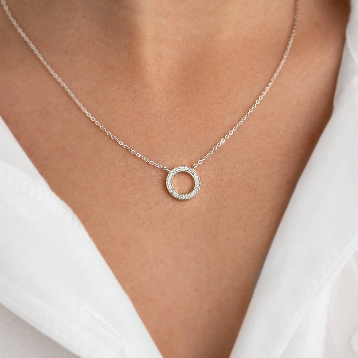 "Radiant Circle" Necklace - Milas Jewels Shop
