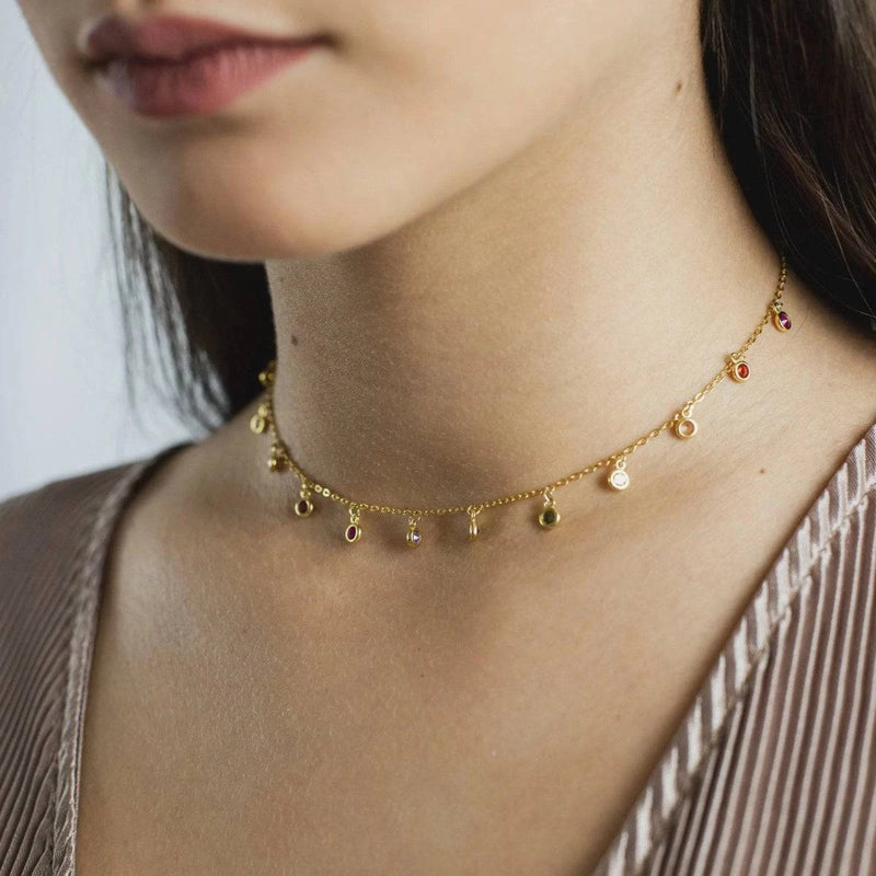 "Rainbow" Necklace - Milas Jewels Shop