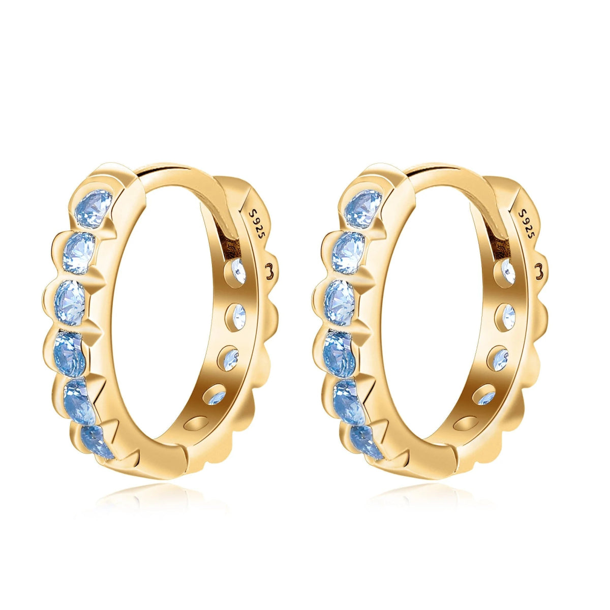 "Rocky Blue" Earrings - Milas Jewels Shop