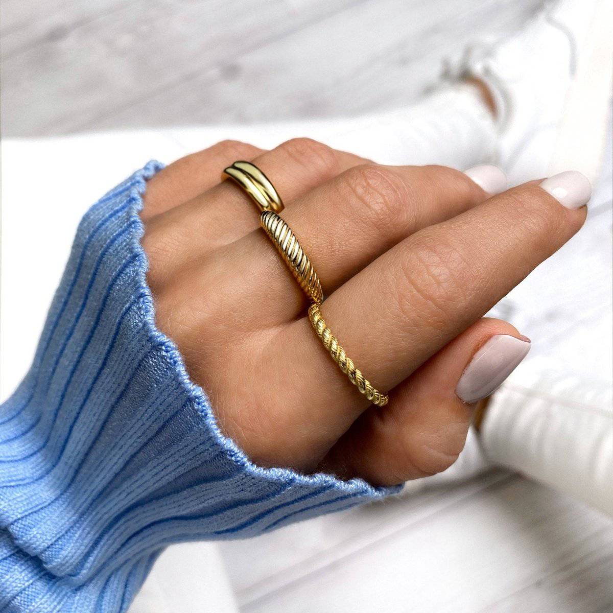 "Roll" Ring - Milas Jewels Shop