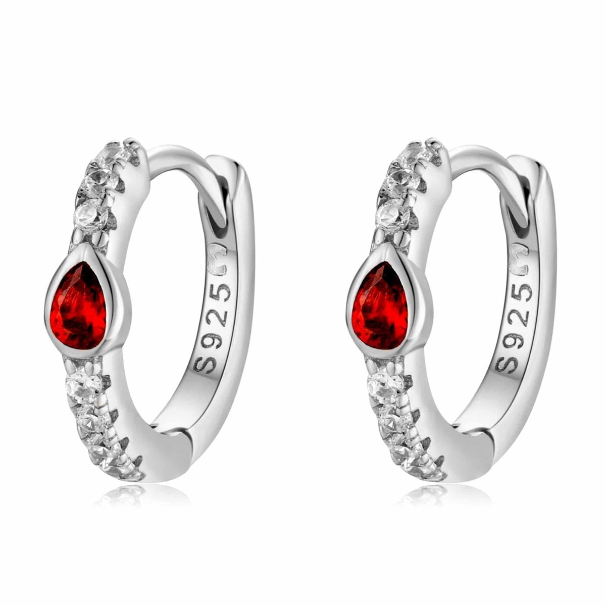 "Ruby Red" Earrings - Milas Jewels Shop