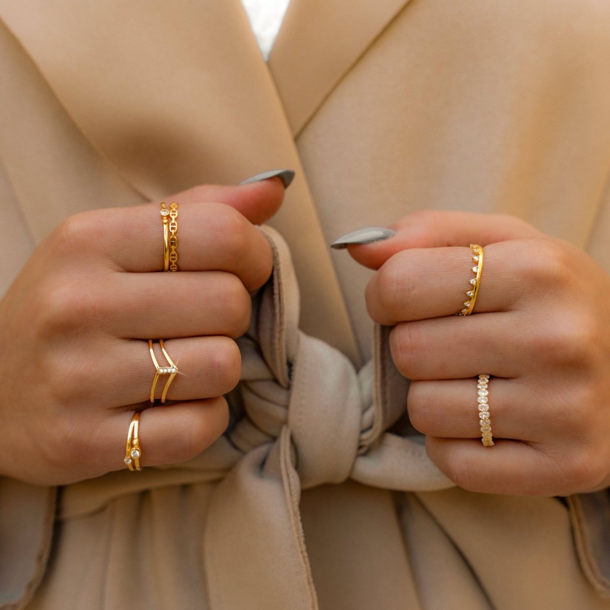 "Shimmer" Ring - Milas Jewels Shop