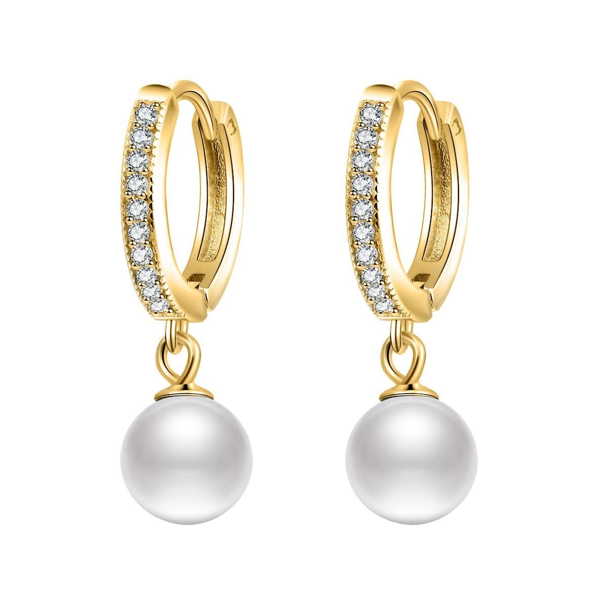 "Shining Pearl" Earrings - Milas Jewels Shop
