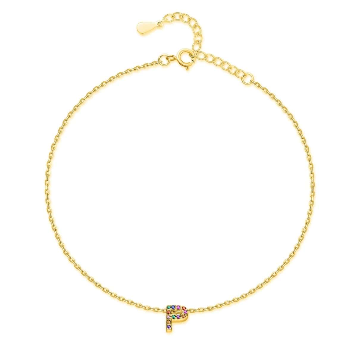 "Shinny Initial" Bracelet - Milas Jewels Shop