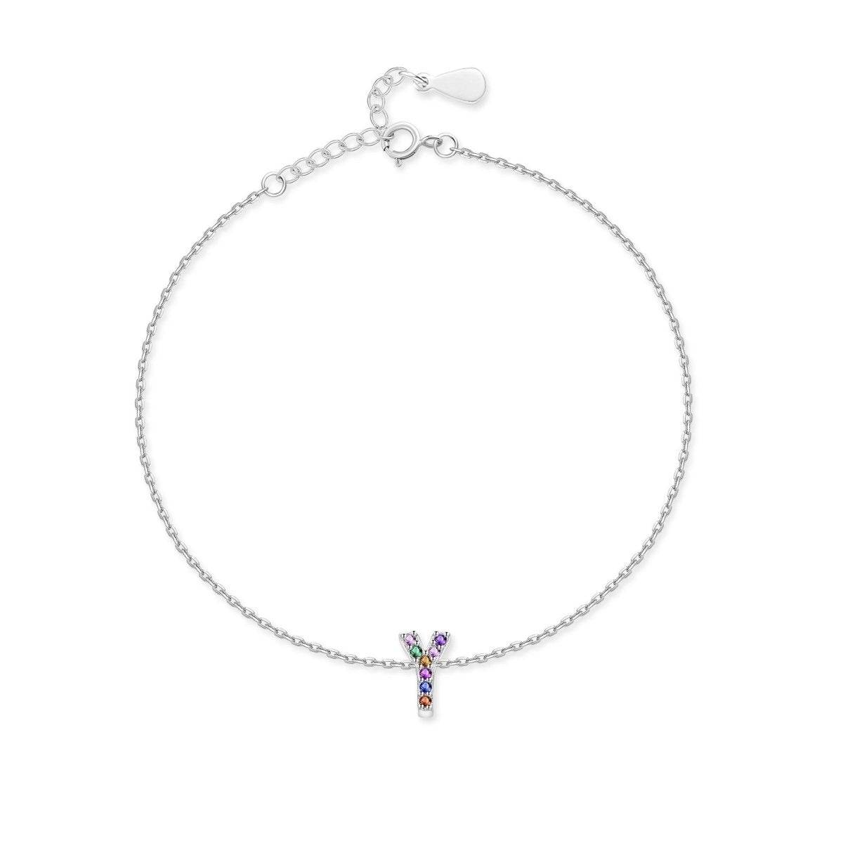 "Shinny Initial" Bracelet - Milas Jewels Shop
