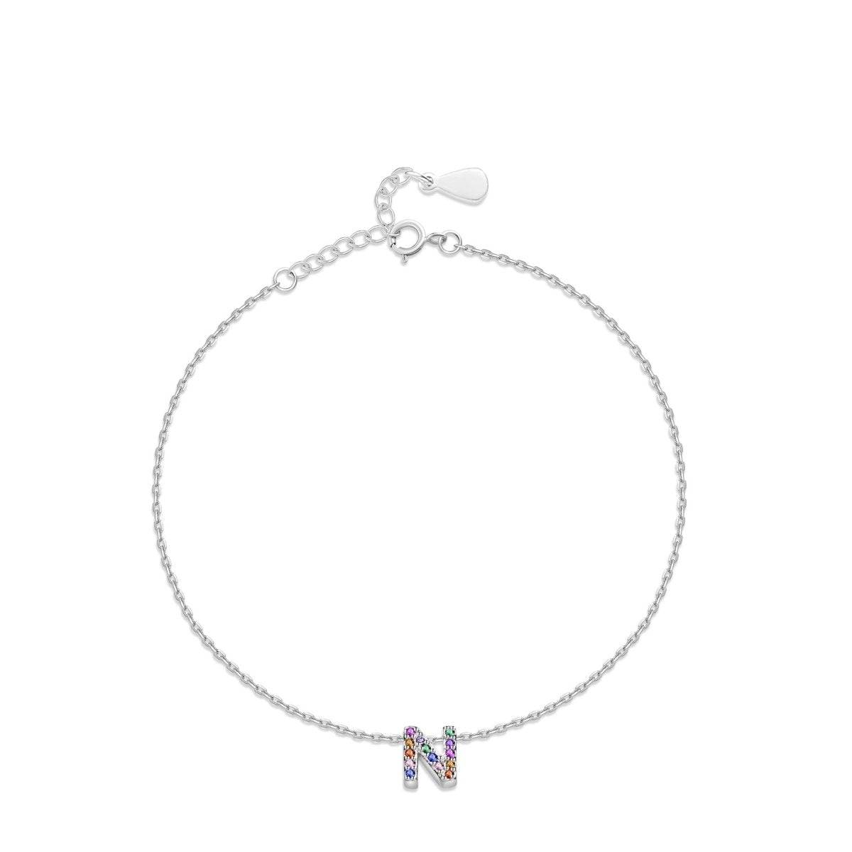 "Shinny Initial" Bracelet - Milas Jewels Shop