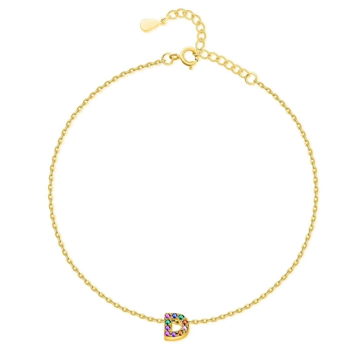 "Shinny Initial" Bracelet - Milas Jewels Shop