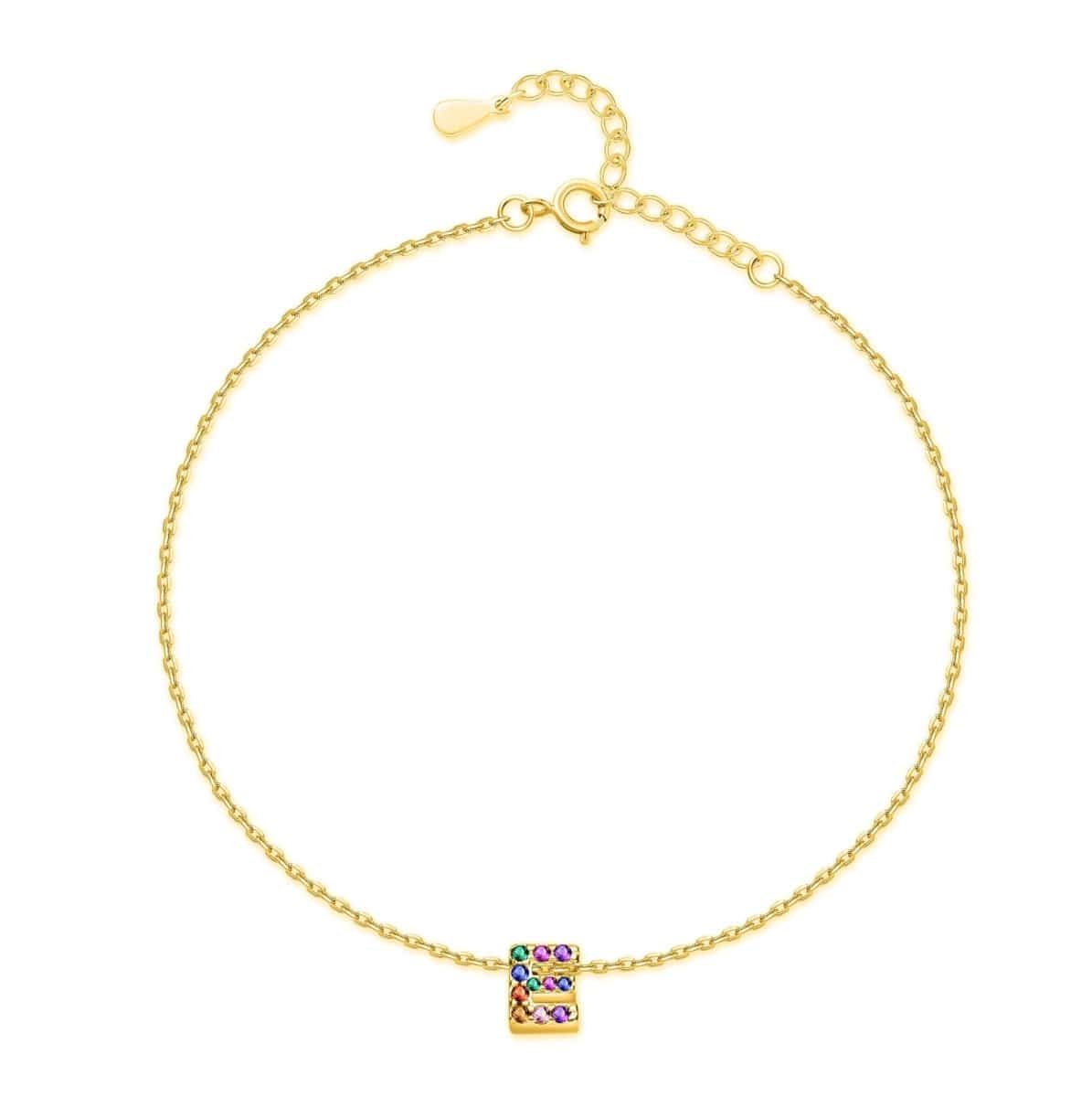 "Shinny Initial" Bracelet - Milas Jewels Shop