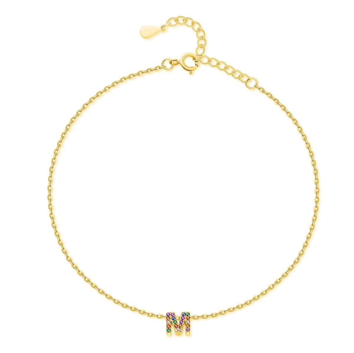 "Shinny Initial" Bracelet - Milas Jewels Shop