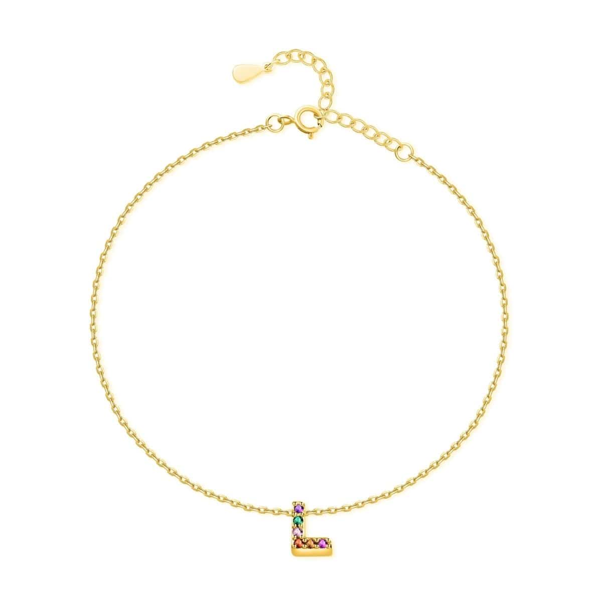 "Shinny Initial" Bracelet - Milas Jewels Shop