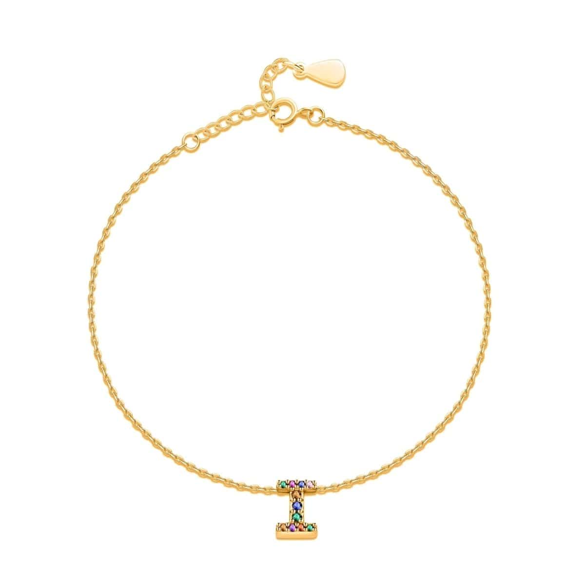 "Shinny Initial" Bracelet - Milas Jewels Shop