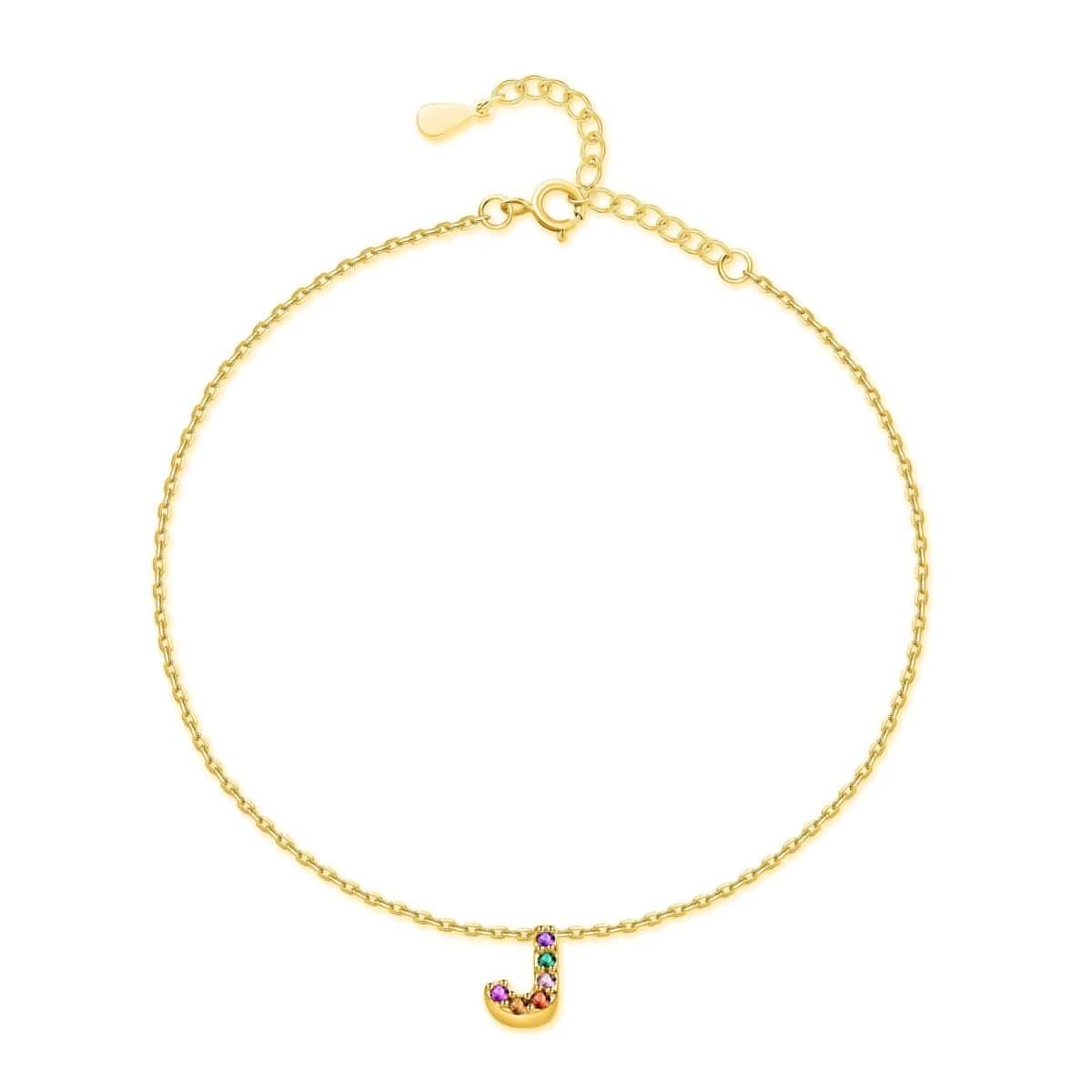 "Shinny Initial" Bracelet - Milas Jewels Shop