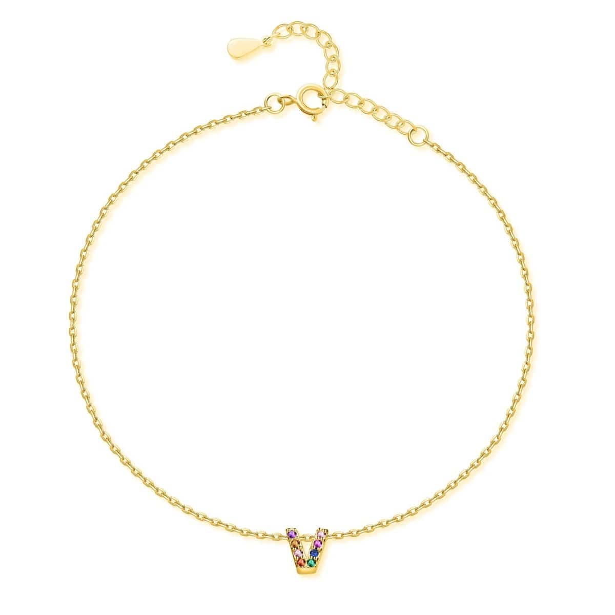 "Shinny Initial" Bracelet - Milas Jewels Shop