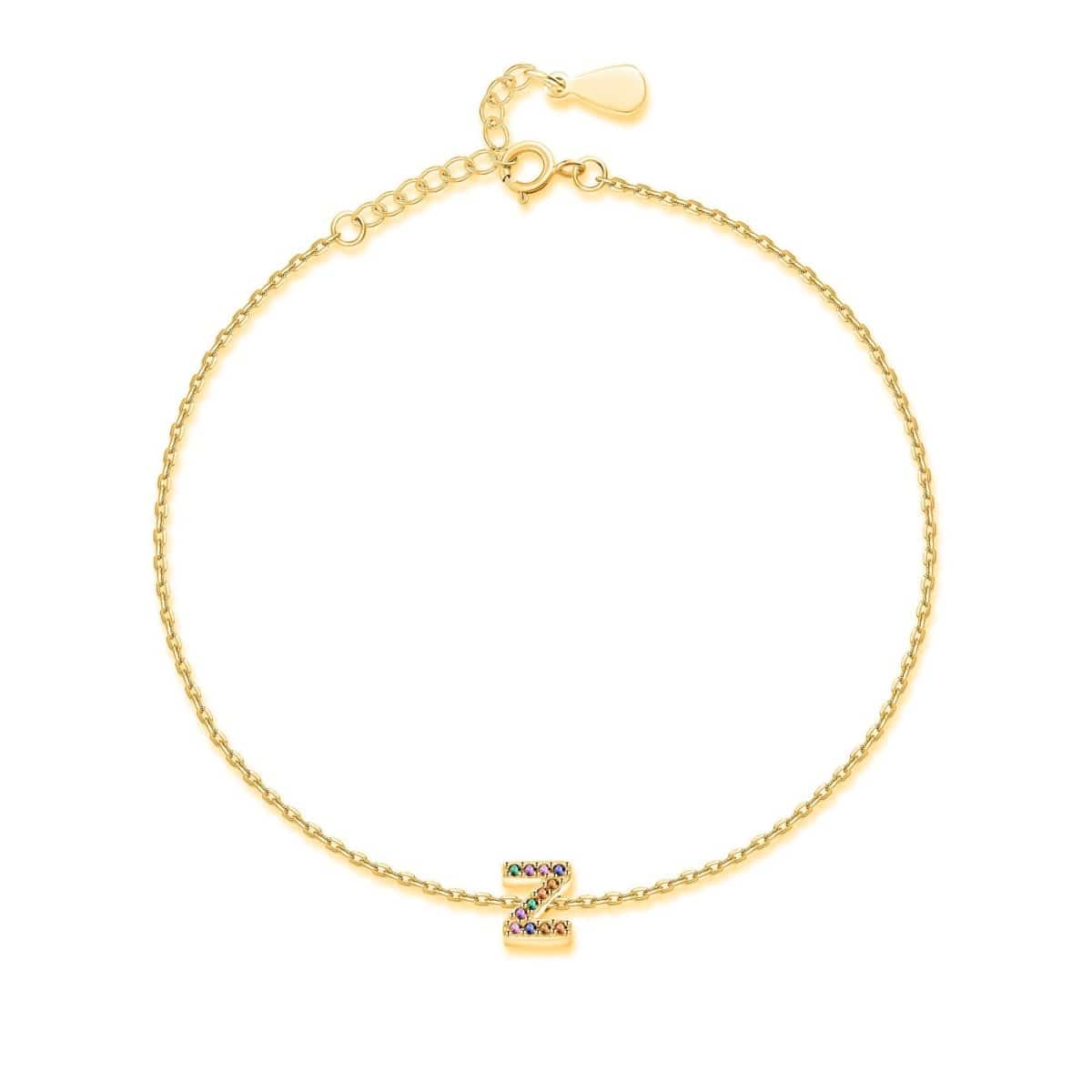 "Shinny Initial" Bracelet - Milas Jewels Shop
