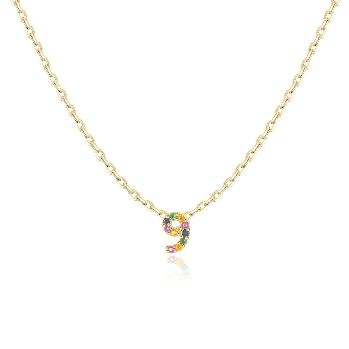 "Shinny Numbers" Necklace - Milas Jewels Shop