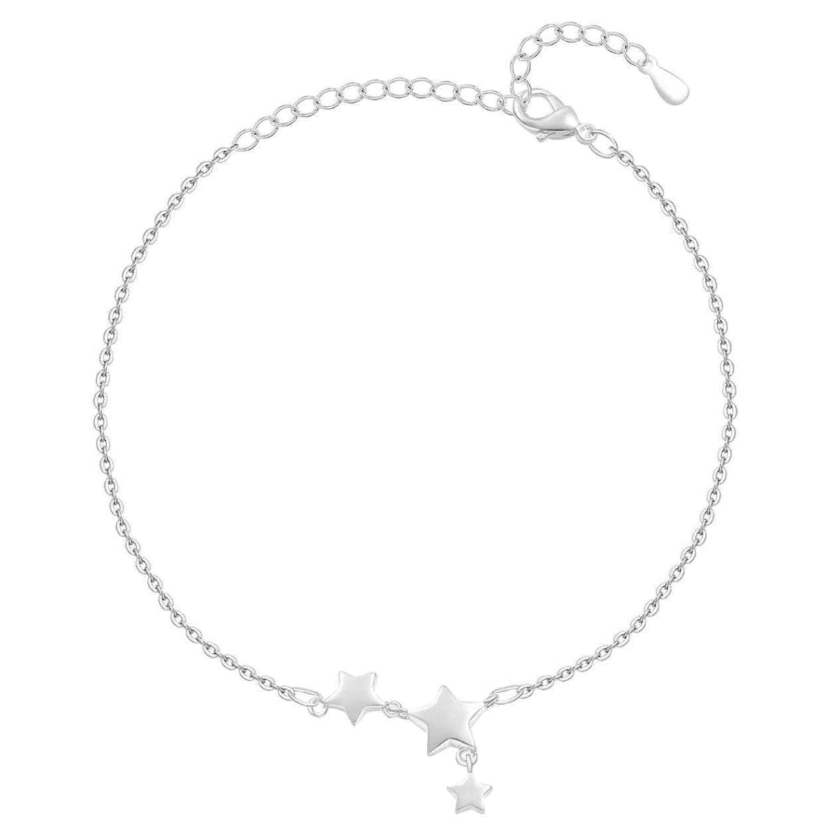 "Shiny Star" Anklet - Milas Jewels Shop
