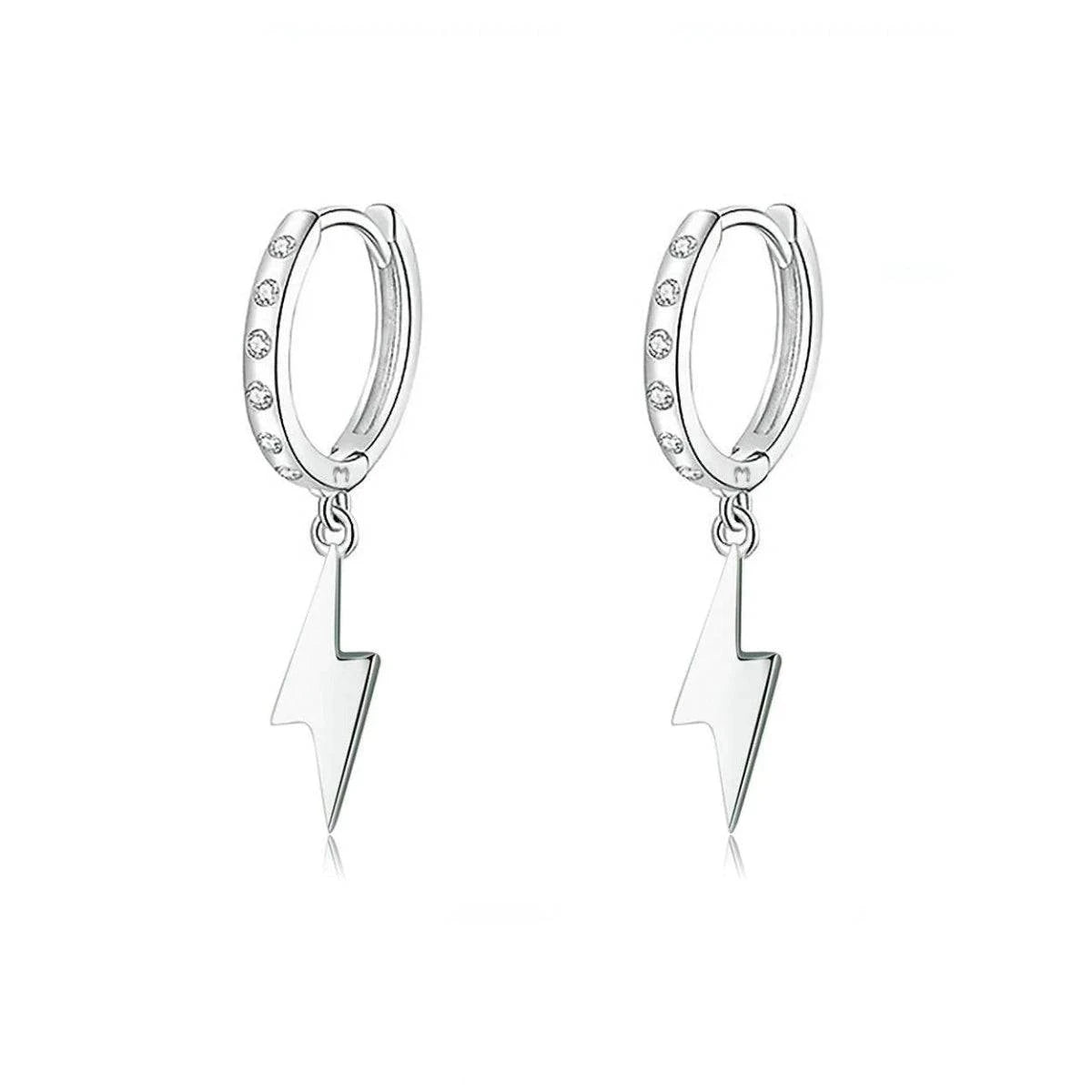 "Silver Lightning" Earrings - Milas Jewels Shop