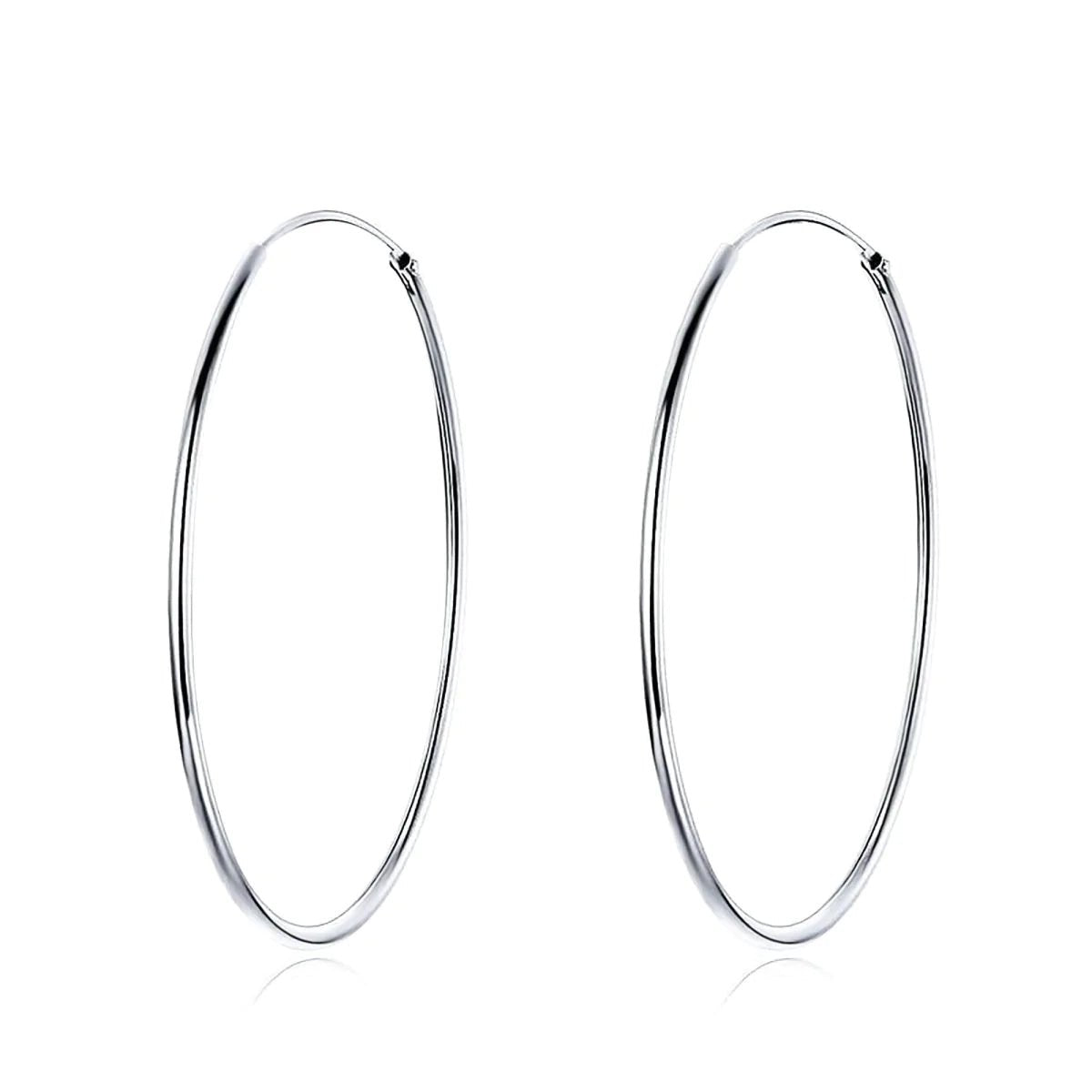 "Slim Hoops" Earrings - Milas Jewels Shop