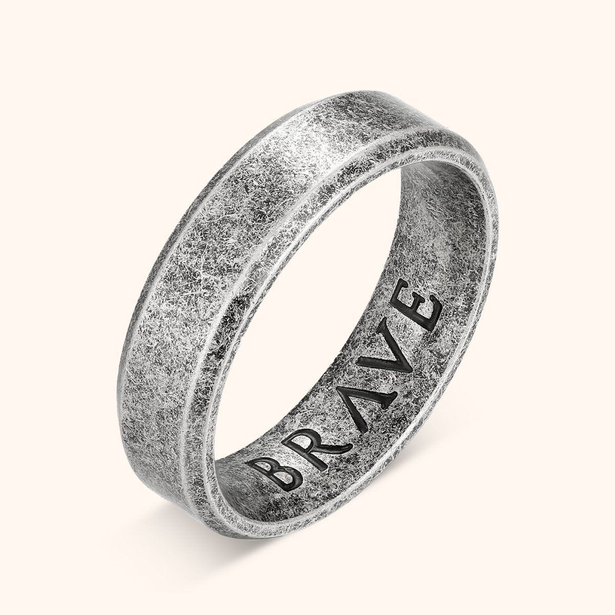 "Smoke" BRAVE Men's Ring - Milas Jewels Shop