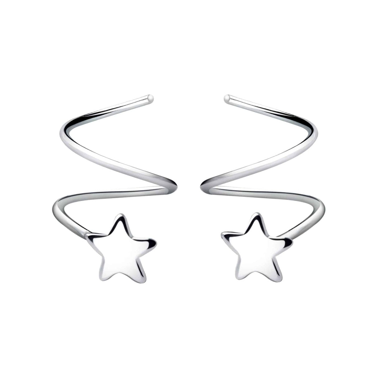 "Spiral Star" Earrings - Milas Jewels Shop