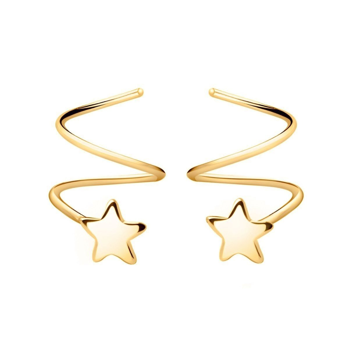 "Spiral Star" Earrings - Milas Jewels Shop
