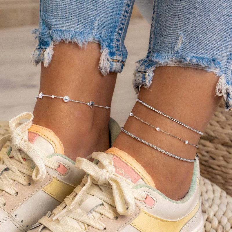 "Squares" Anklet - Milas Jewels Shop