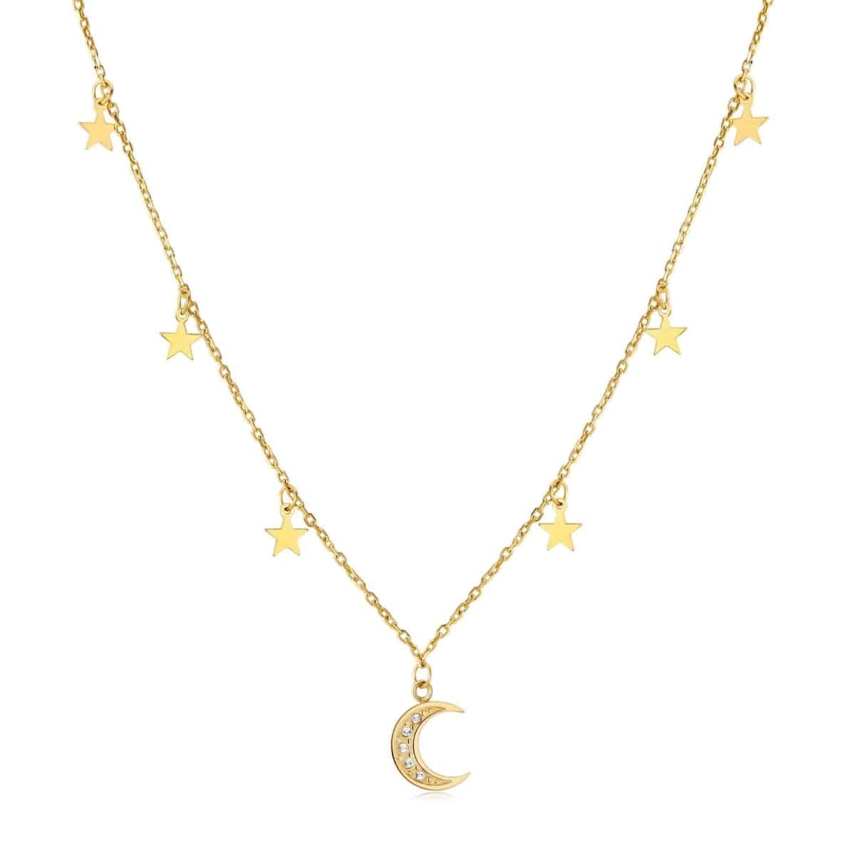 "Starry Moon" Necklace - Milas Jewels Shop