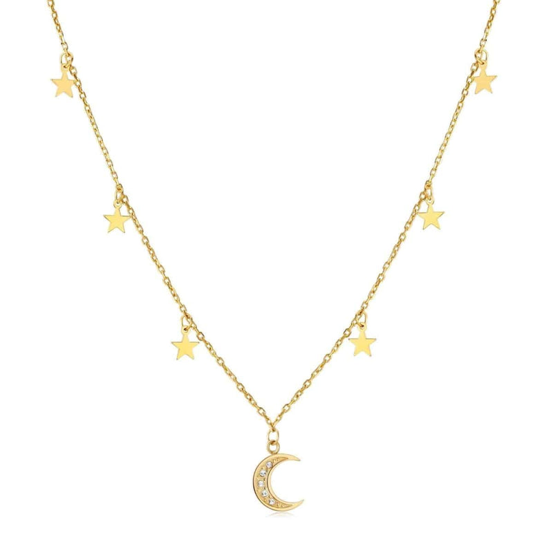 "Starry Moon" Necklace - Milas Jewels Shop