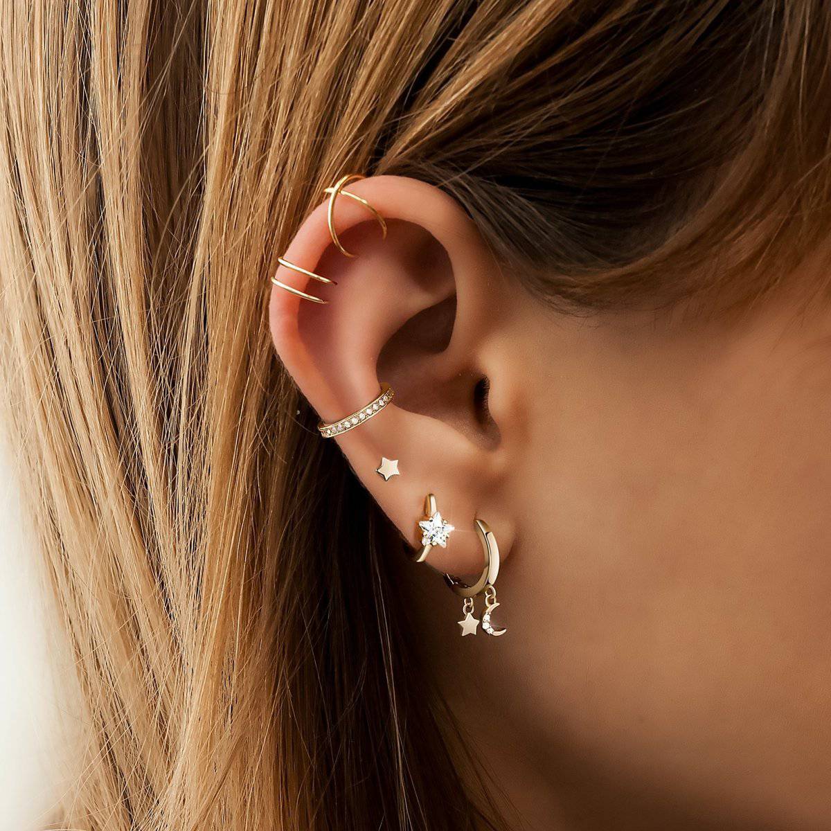 "Stellar Moon" Earrings - Milas Jewels Shop