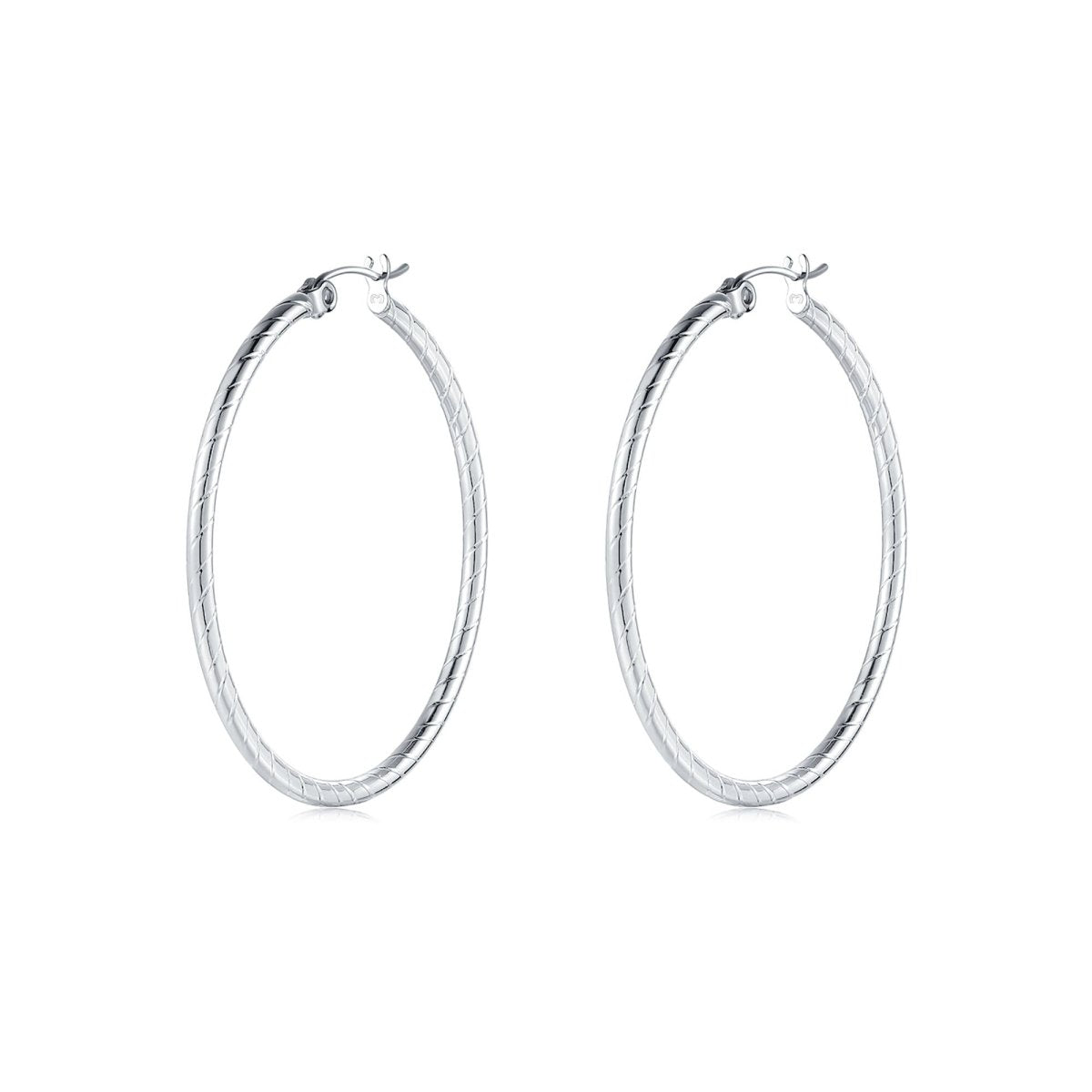 "Striped Hoops" Earrings - Milas Jewels Shop