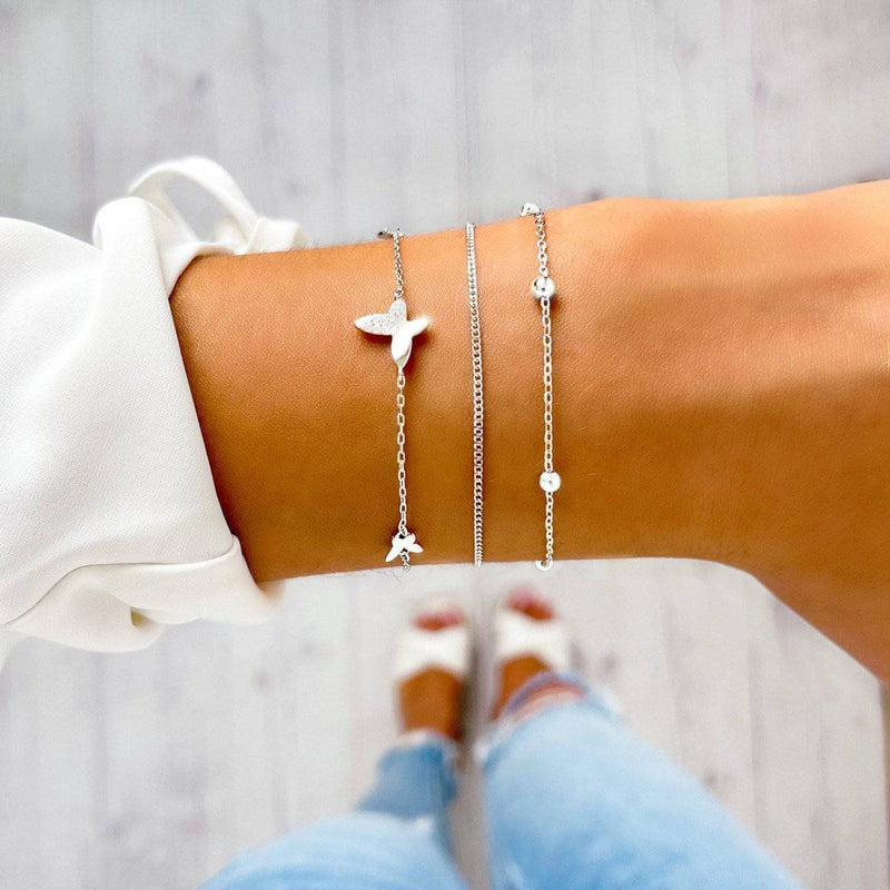 "Three Butterfly" Bracelet - Milas Jewels Shop