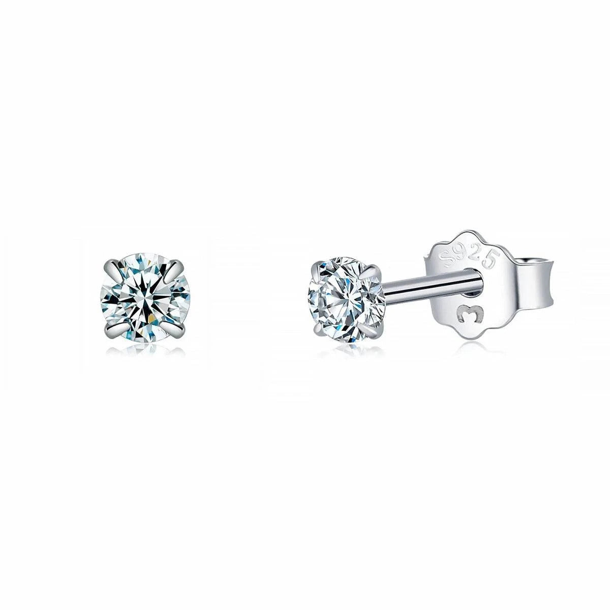 "Tiny Zirconia" Mini Earrings - Milas Jewels Shop