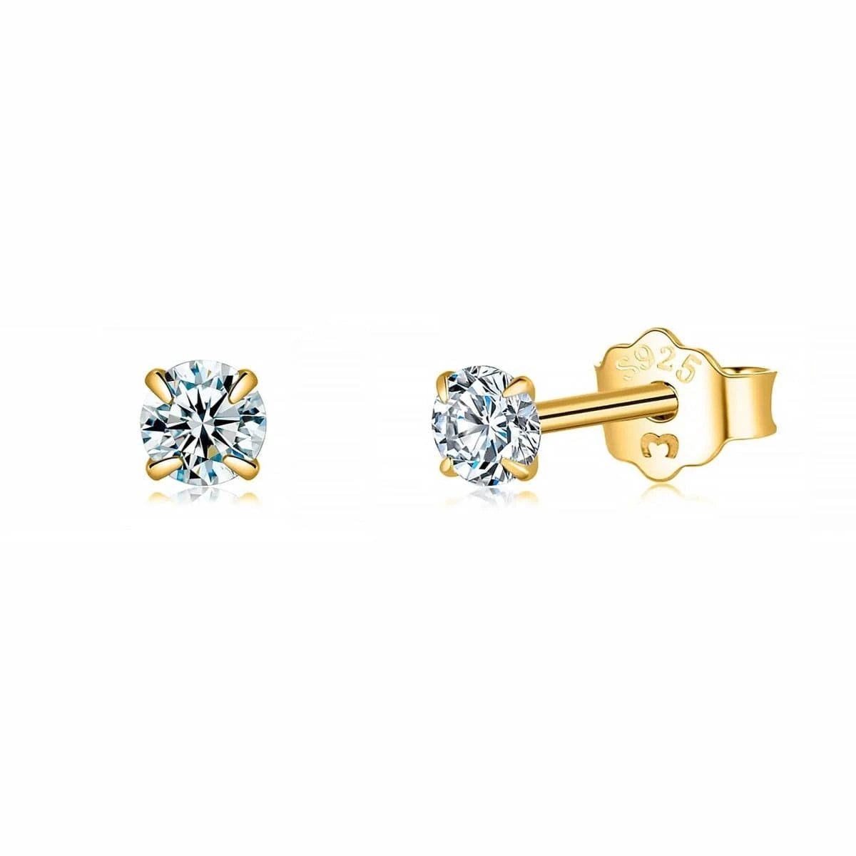 "Tiny Zirconia" Mini Earrings - Milas Jewels Shop