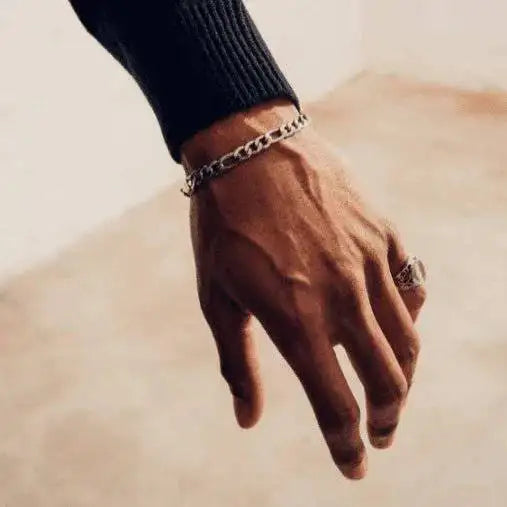 "Titanium" BRAVE Men's Bracelet - Milas Jewels Shop