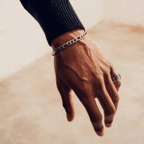 "Titanium" BRAVE Men's Bracelet - Milas Jewels Shop