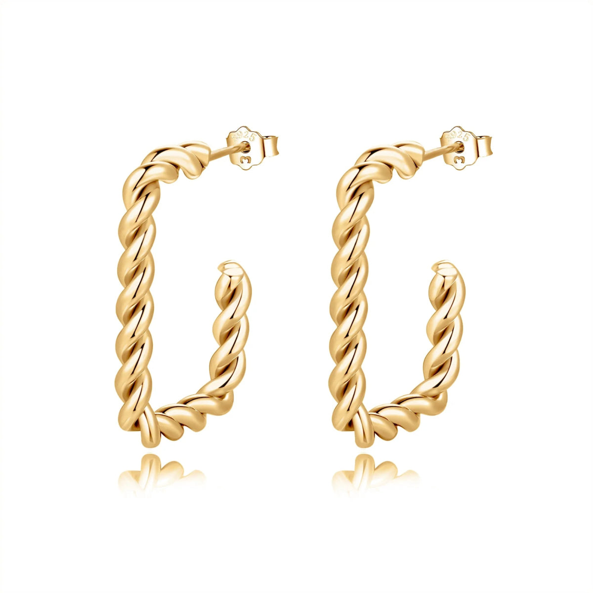 "Twisted Braid" Earrings - Milas Jewels Shop