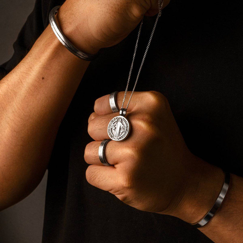 "Vangelo" BRAVE Men's Necklace - Milas Jewels Shop