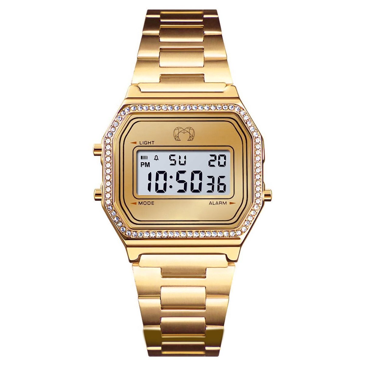 "Vintage Glitter" Digital Watch ~ Gold - Milas Jewels Shop