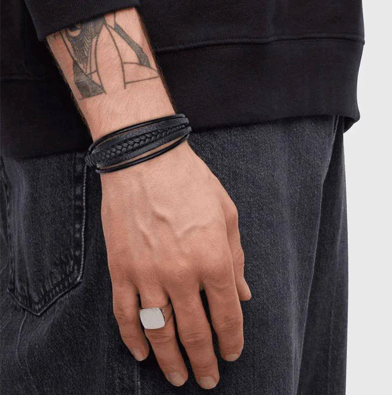 "Wild" BRAVE Men's Bracelet - Milas Jewels Shop