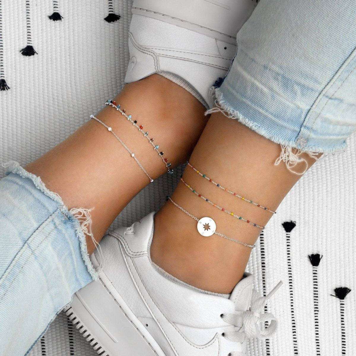 "Wind Rose" Anklet - Milas Jewels Shop