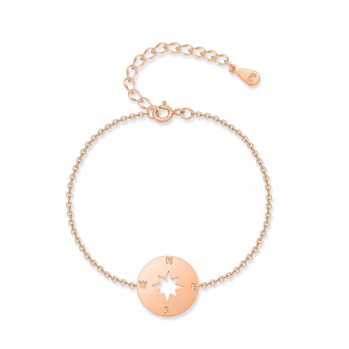 "Wind Rose" Bracelet ~ Rose Gold - Milas Jewels Shop